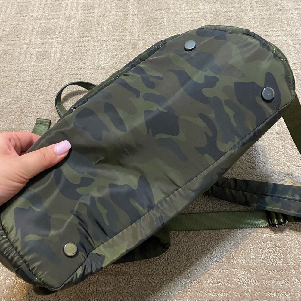 {INC International Concepts} Camo Quilted Nylon Backpack - Picture 12 of 16